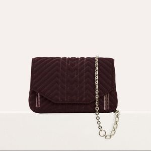 Maje Sac evening Matela Bordeaux